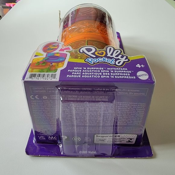 Polly Pocket Spin ‘n Surprise Compact Playset - Waterpark Tropical Smoothie - Picture 3 of 6